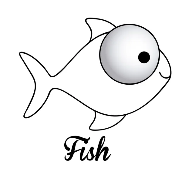 Konstrukcja ryb — Wektor stockowy