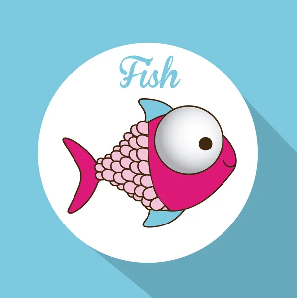 Conception du poisson — Image vectorielle