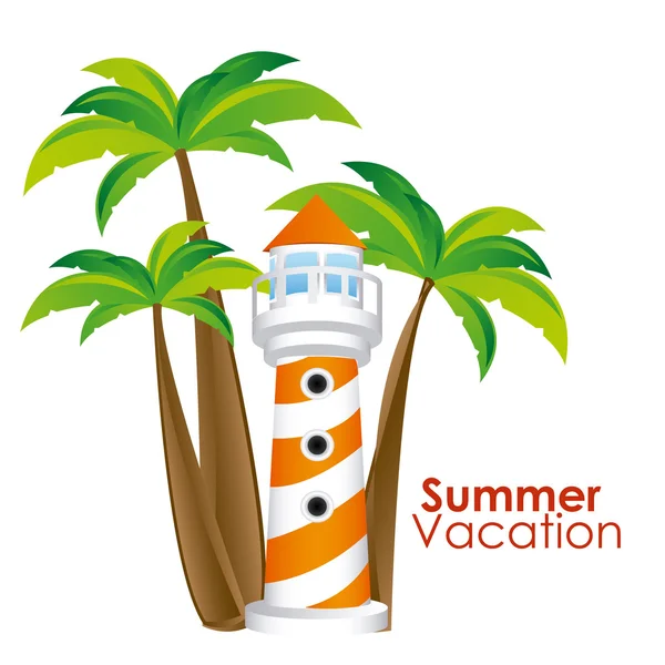 Summer Vacation design — Stock Vector