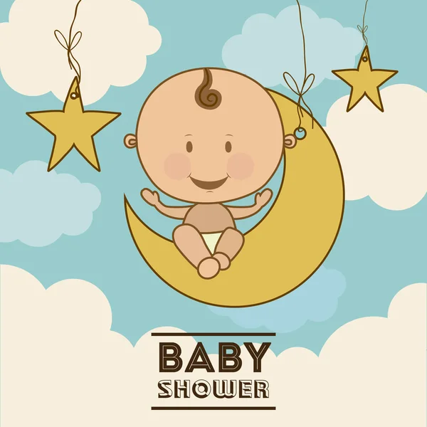 Baby Shower design — Stock Vector