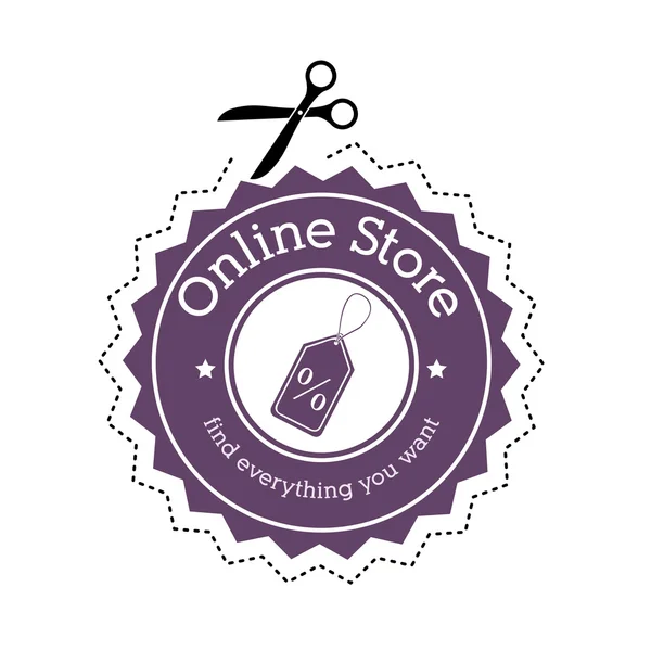 Winkelen online ontwerp — Stockvector