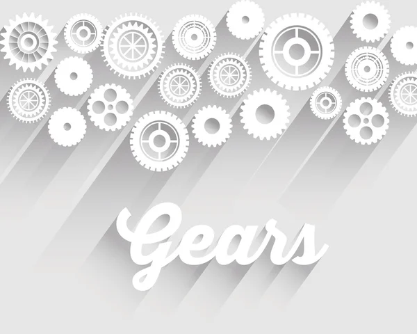 Gears design — Stock Vector