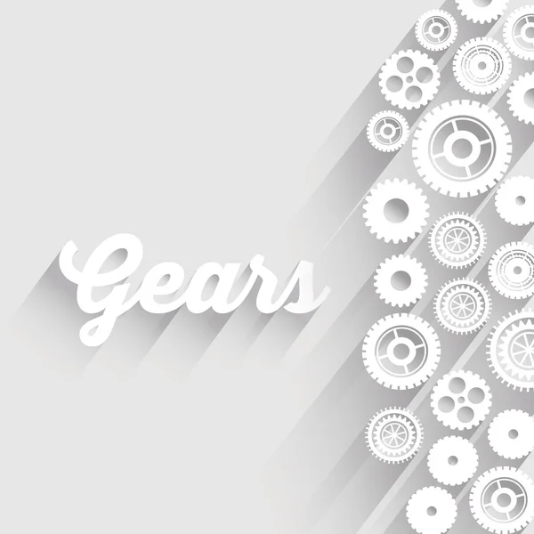 Gears design — Stock Vector