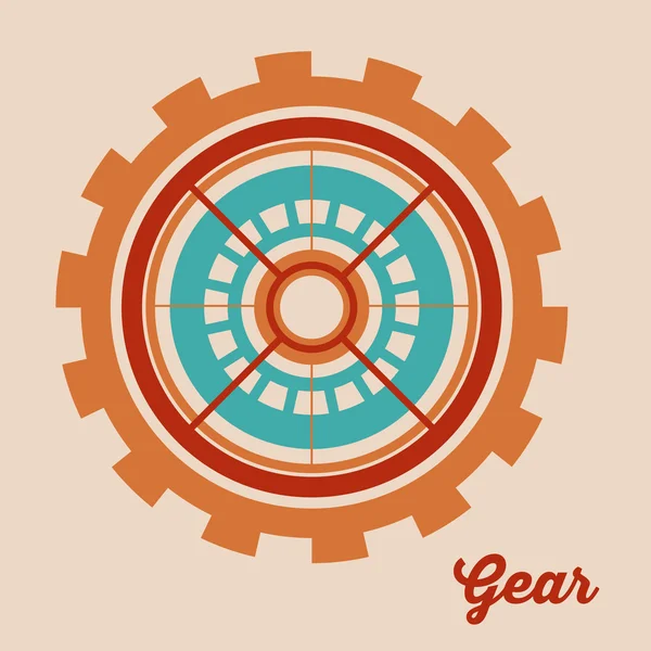 Gears design — Stock Vector