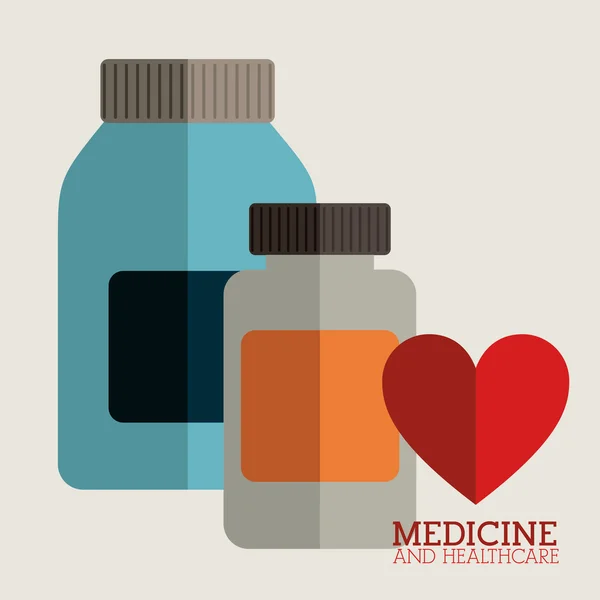 Medicin design – Stock-vektor