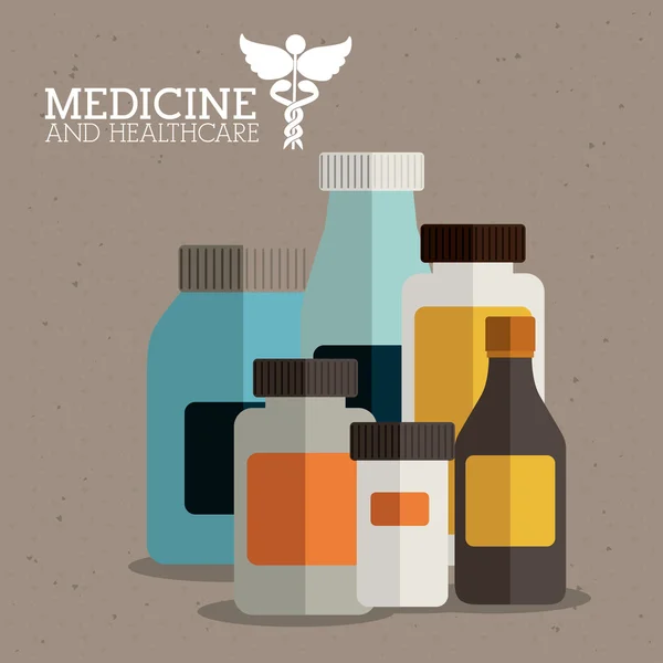 Diseño de medicamentos — Archivo Imágenes Vectoriales