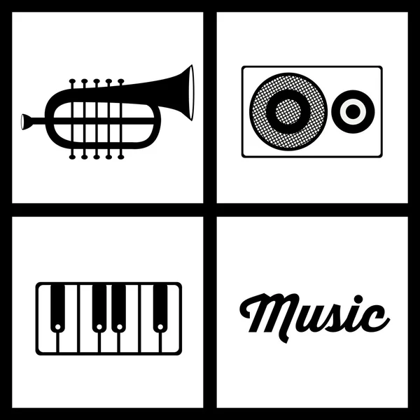 Music design — Stock Vector