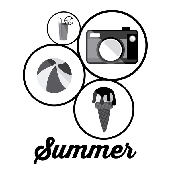 Design d'été — Image vectorielle