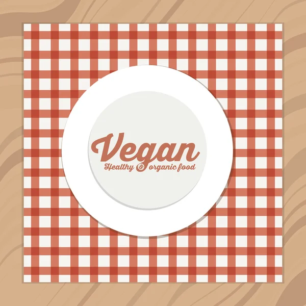 Vegan design — Stock vektor