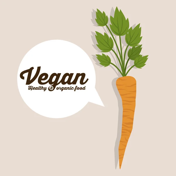 Vegan ontwerp — Stockvector