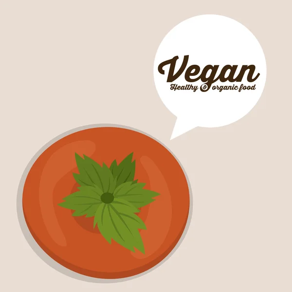 Vegan design — Stock vektor