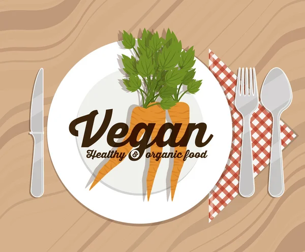 Vegan ontwerp — Stockvector