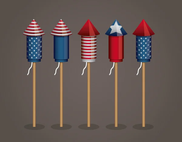 Design do Dia da Independência —  Vetores de Stock