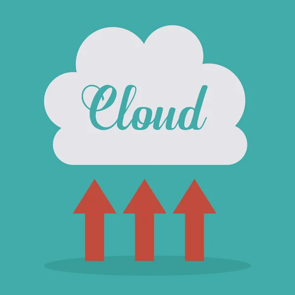 Cloud Services ontwerpen — Stockvector