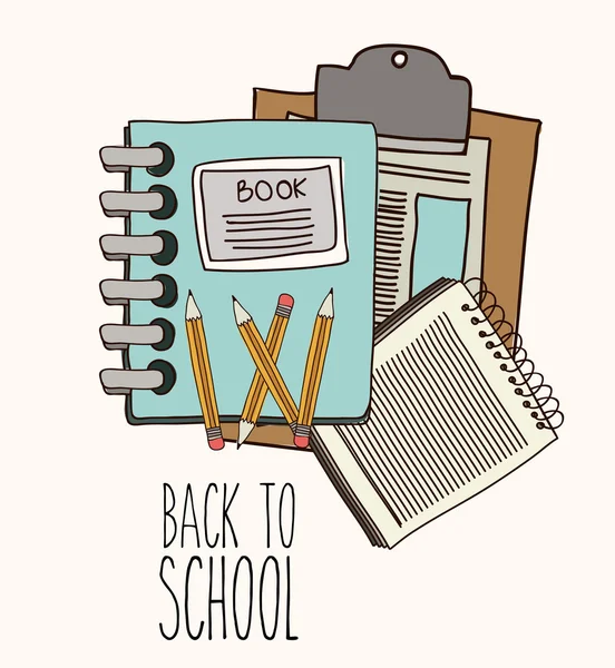 Back to school design — Stock Vector