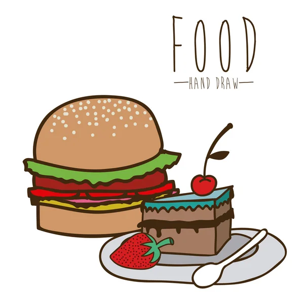 Food design — Stock Vector
