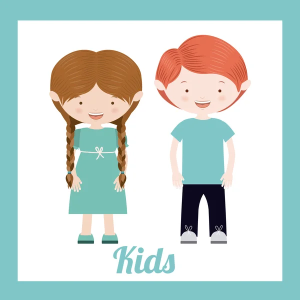 Diseño de niños — Vector de stock