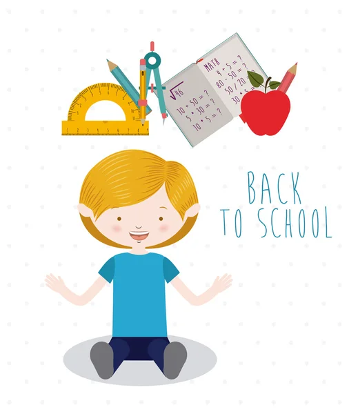 Back to school design — Stock Vector