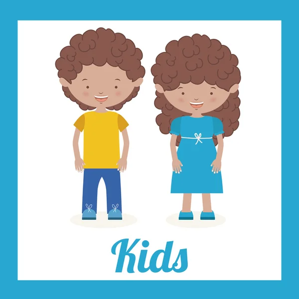 Kids design — Stock Vector