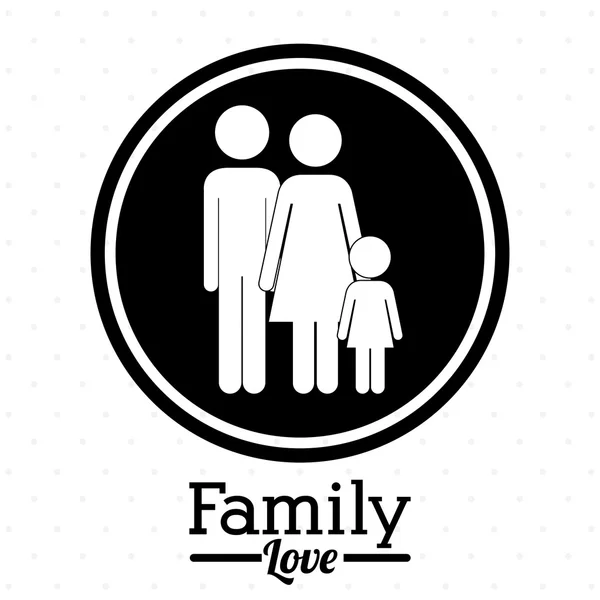 Familie ontwerp — Stockvector