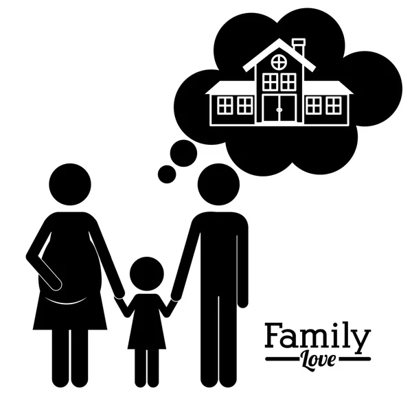 Family design — Stock Vector