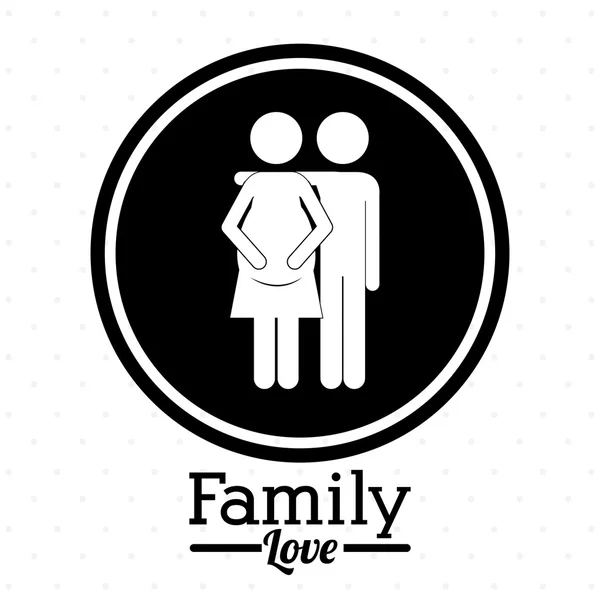 Familie ontwerp — Stockvector