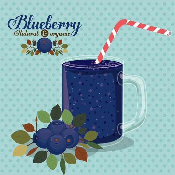 Blueberry ontwerp — Stockvector