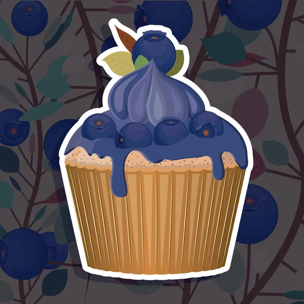 Blueberry ontwerp — Stockvector