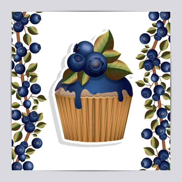 Blueberry ontwerp — Stockvector