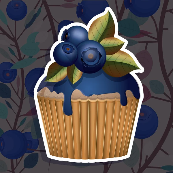 Blueberry ontwerp — Stockvector