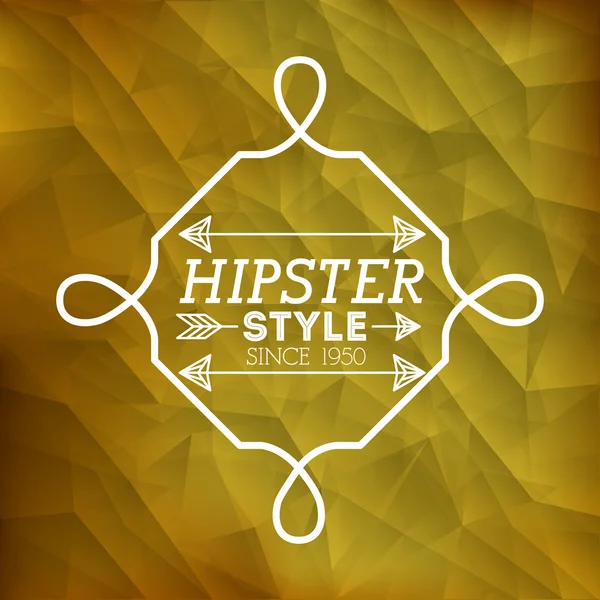 Diseño de estilo Hipster — Vector de stock