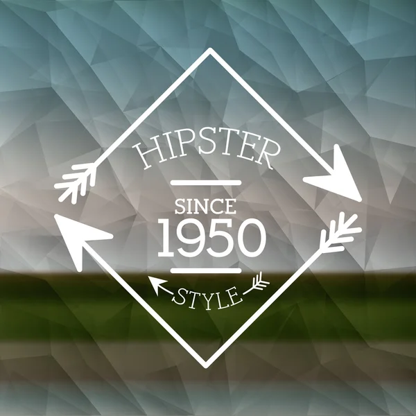 Hipster style design — Stock Vector