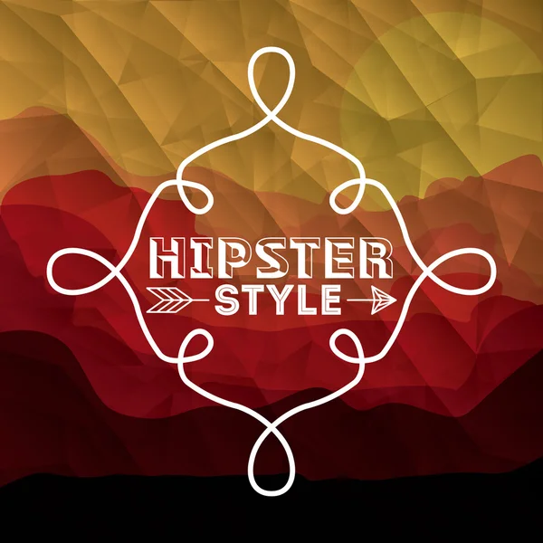 Design de style Hipster — Image vectorielle
