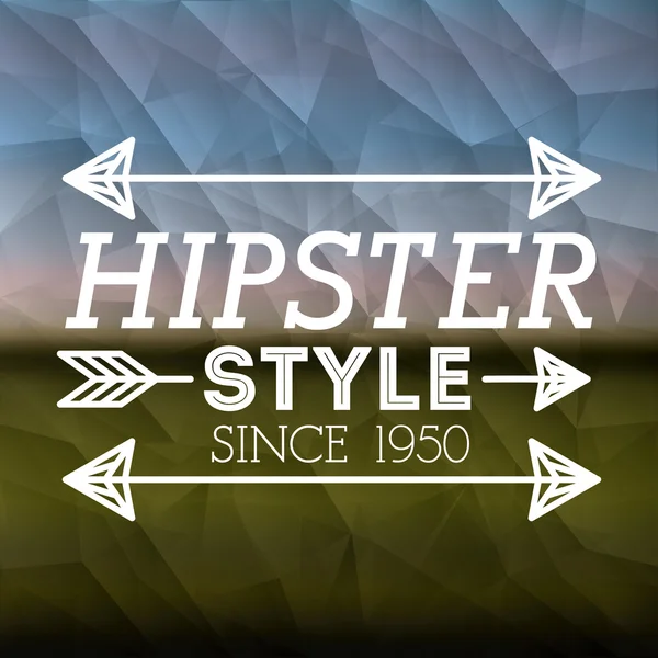 Diseño de estilo Hipster — Vector de stock