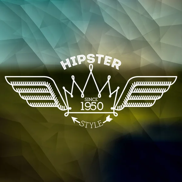 Design estilo hipster — Vetor de Stock