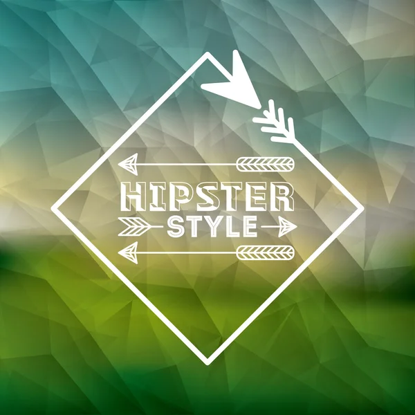 Hipster stil design — Stock vektor