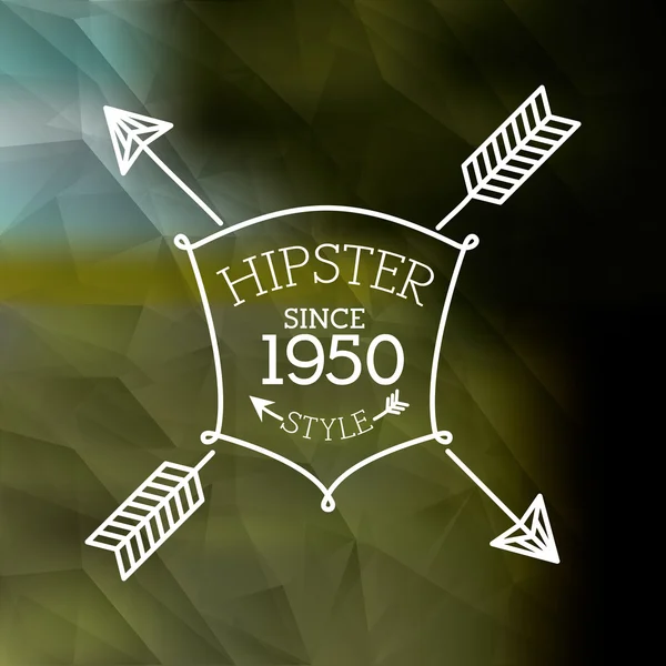 Hipster stil design – Stock-vektor