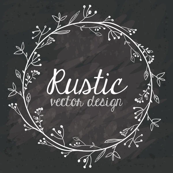 Rustikales Design — Stockvektor