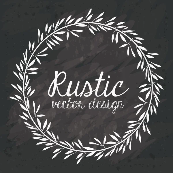 Rustik tasarım — Stok Vektör