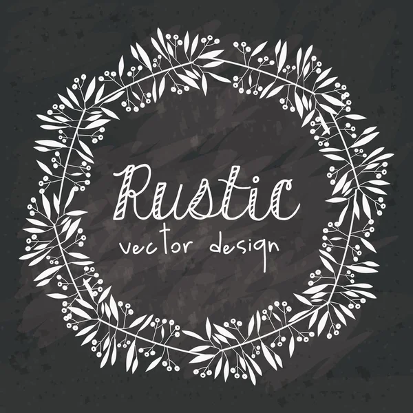 Design rustique — Image vectorielle