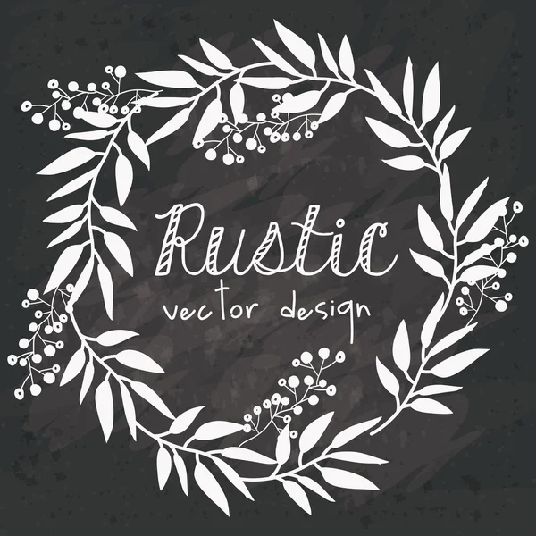 Rustikální design — Stockový vektor