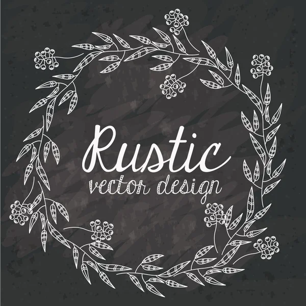 Design rústico — Vetor de Stock