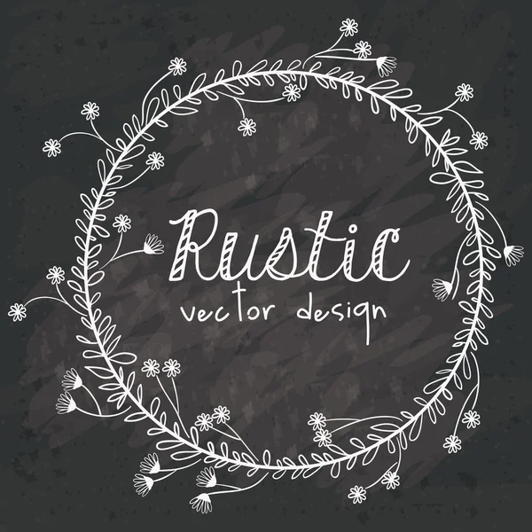 Rustieke ontwerp — Stockvector