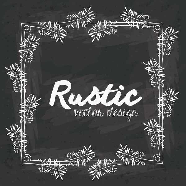 Rustikales Design — Stockvektor