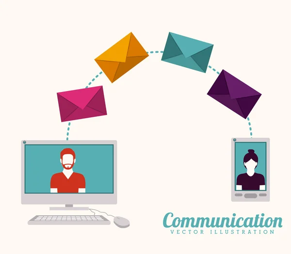 Conception de communication — Image vectorielle