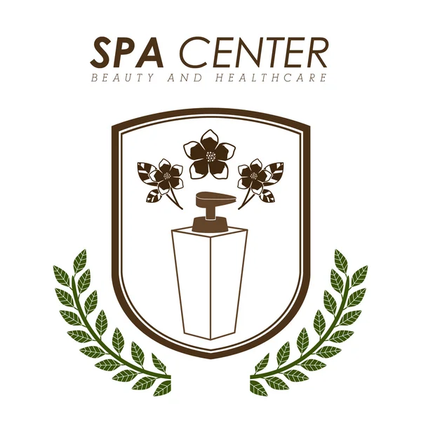 Spa merkezi tasarım — Stok Vektör