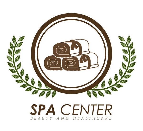 Diseño del centro de spa — Archivo Imágenes Vectoriales