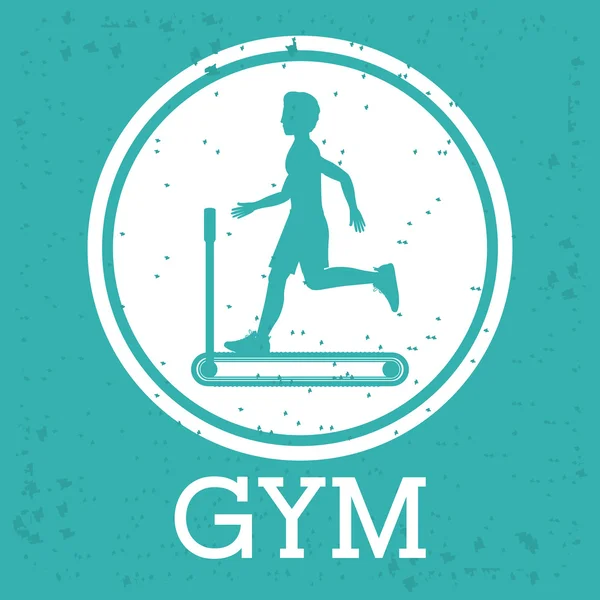 Diseño de fitness — Vector de stock