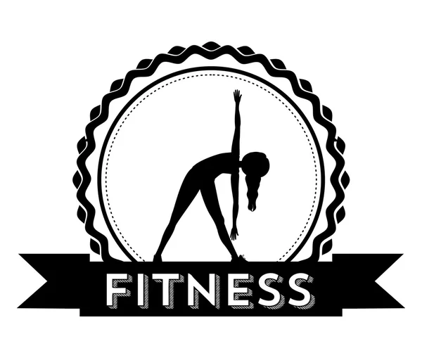 Projekt fitness — Wektor stockowy