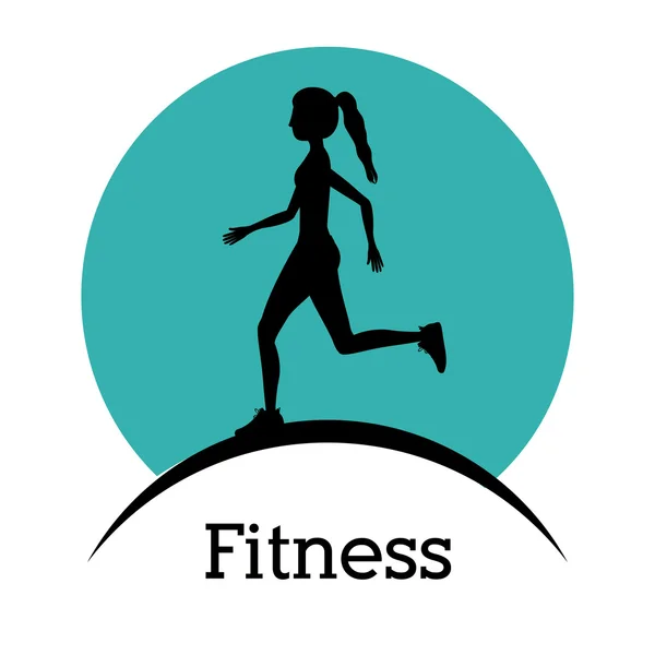 Conception de fitness — Image vectorielle